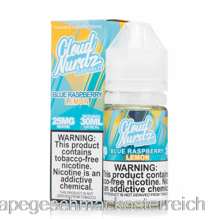 Eisblaue Himbeer-Zitrone – Cloud-Nurdz-Salze – 30 Ml, 25 Mg Vape-Geschmack